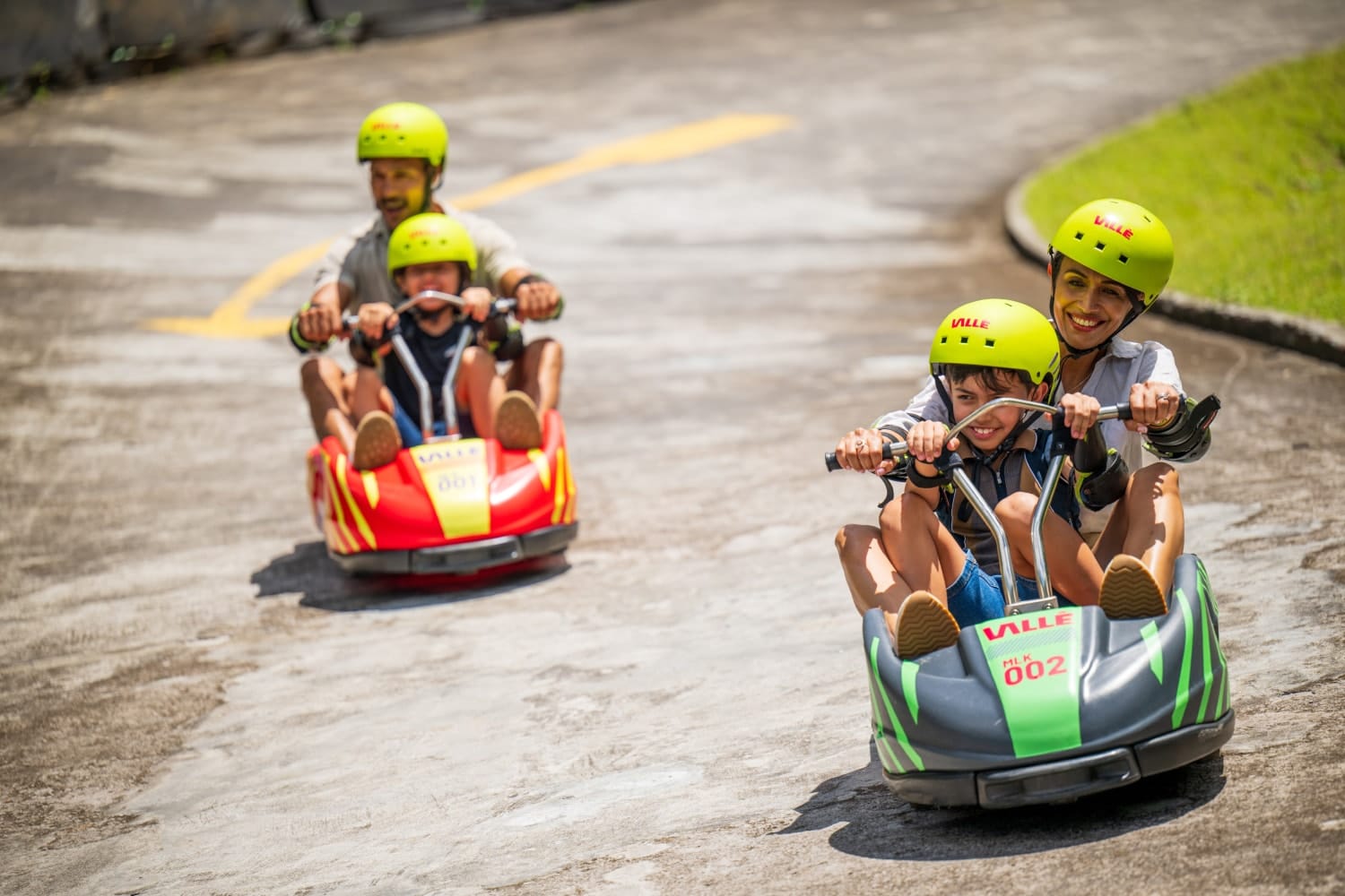 mountain luge kart, activities in Mauritius, luge karting, luge kart mauritius, nature activities, Vallé, Nature park.