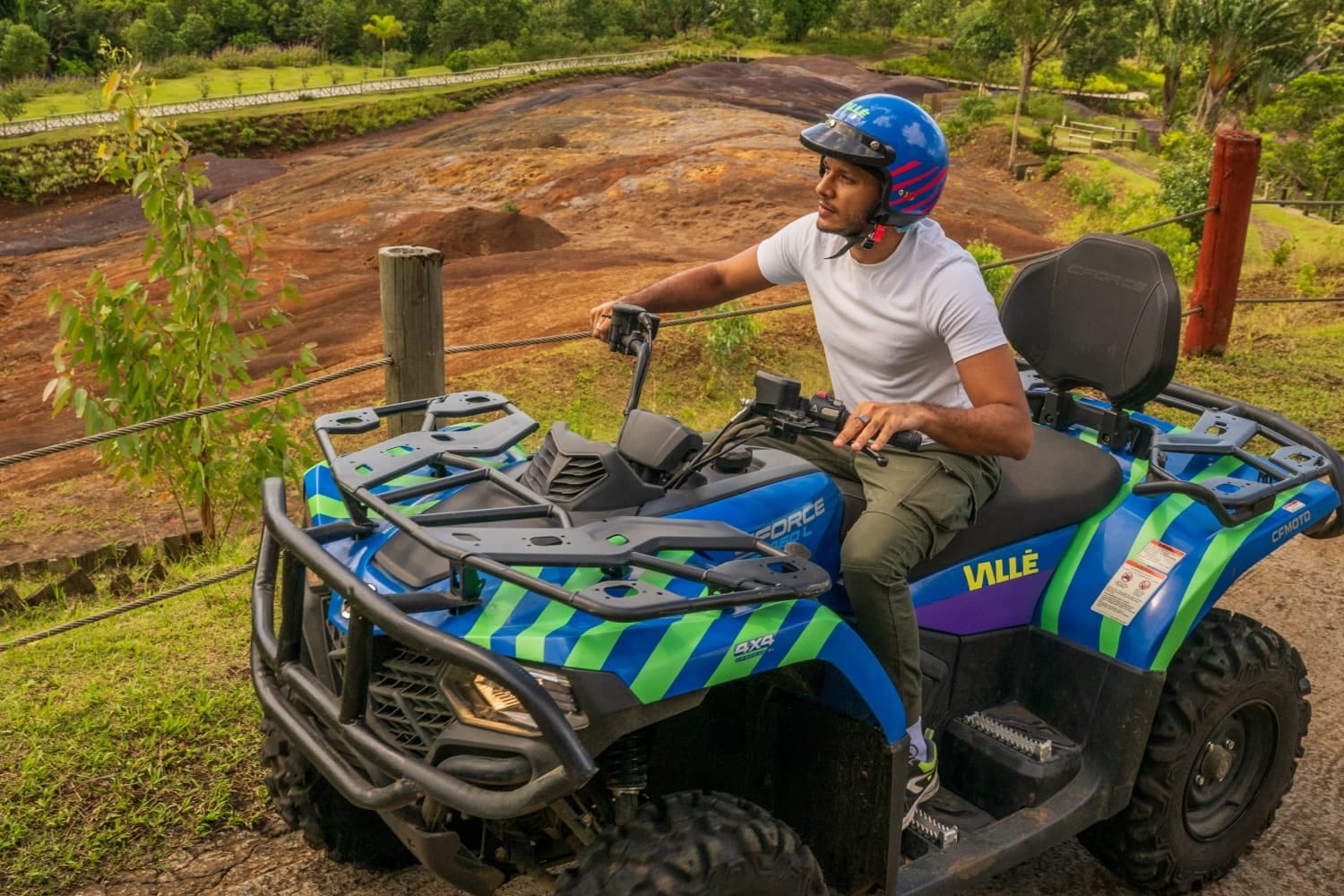 quad biking adventure, off-road trails at Vallé, Mauritius, activities in Mauritius, Adventures in Mauritius, Nature activities, Quad adventure track, off-road adventure