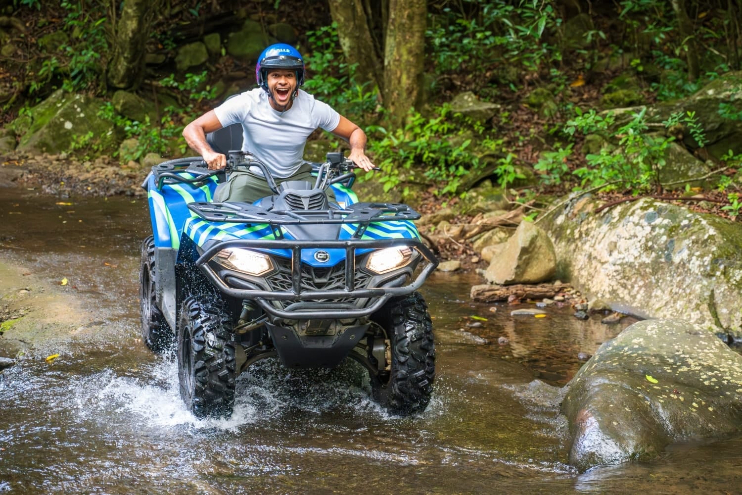 quad biking adventure, off-road trails at Vallé, Mauritius, activities in Mauritius, Adventures in Mauritius, Nature activities, Quad adventure track, off-road adventure
